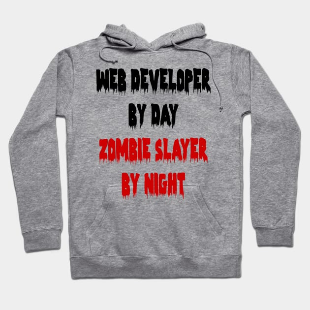 WEB ZOMBIE GEEK Hoodie by geeklyshirts